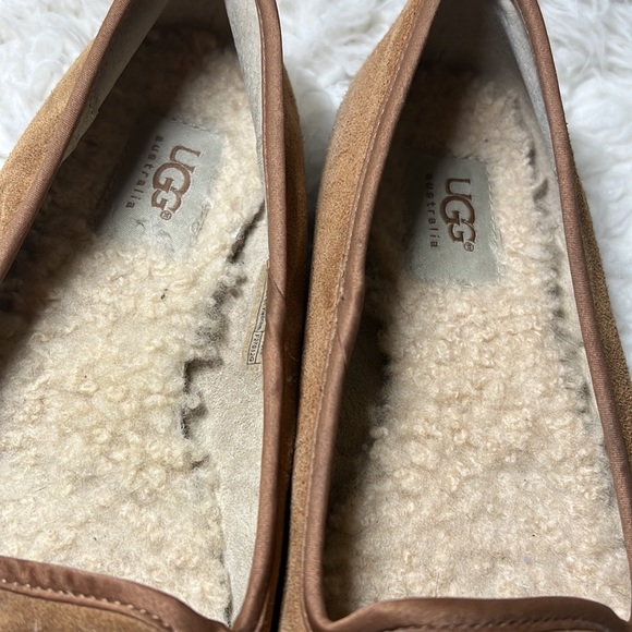 UGG UPPER LEATHER FLAT SHOES - Picture 5 of 6